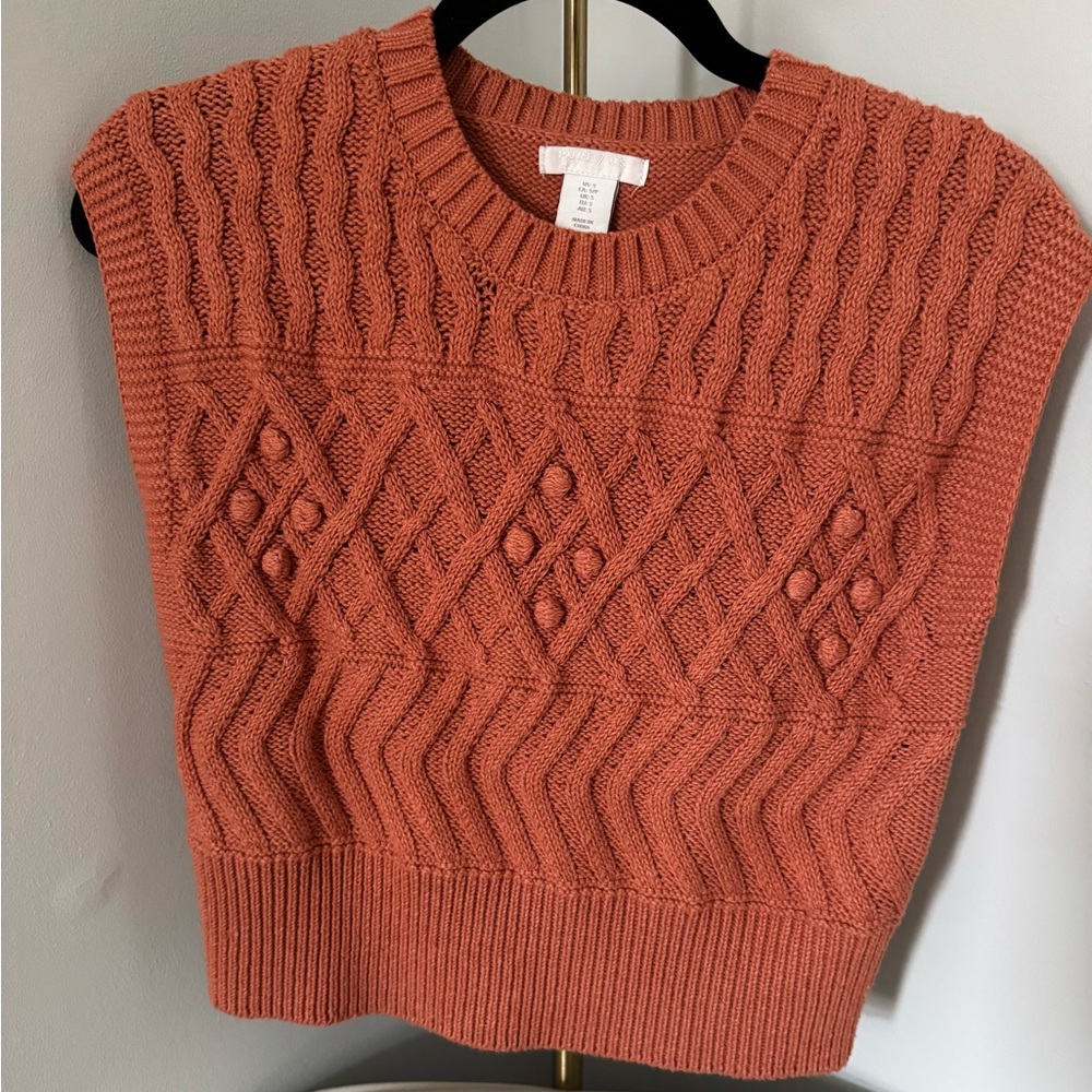 3/$30 FLASH SALE - Zara Rust Cable Knit Sweater